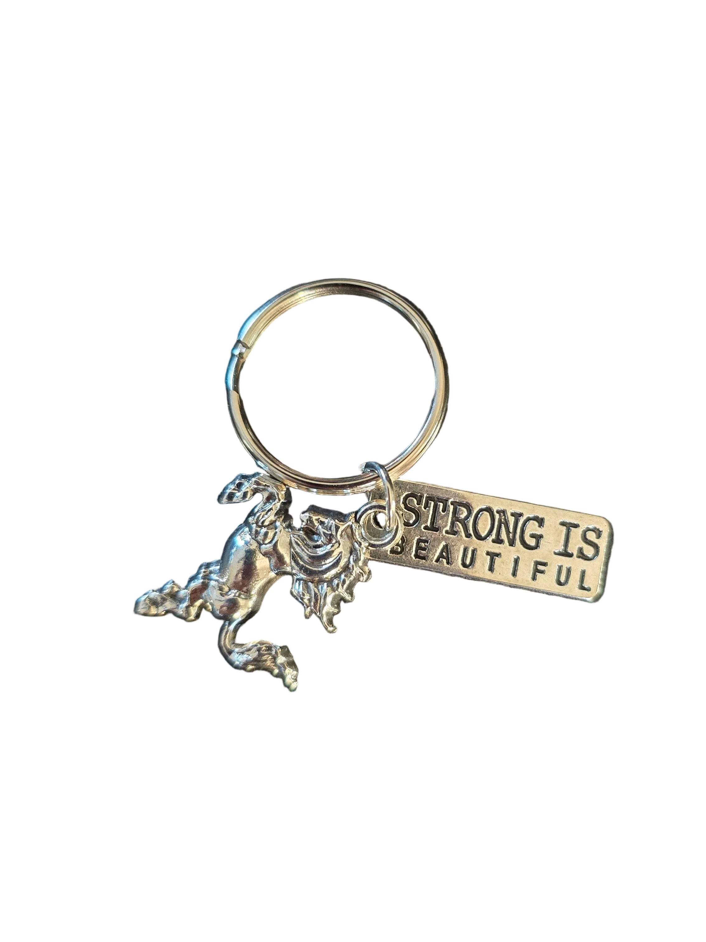 Strong is Beautiful Keychain