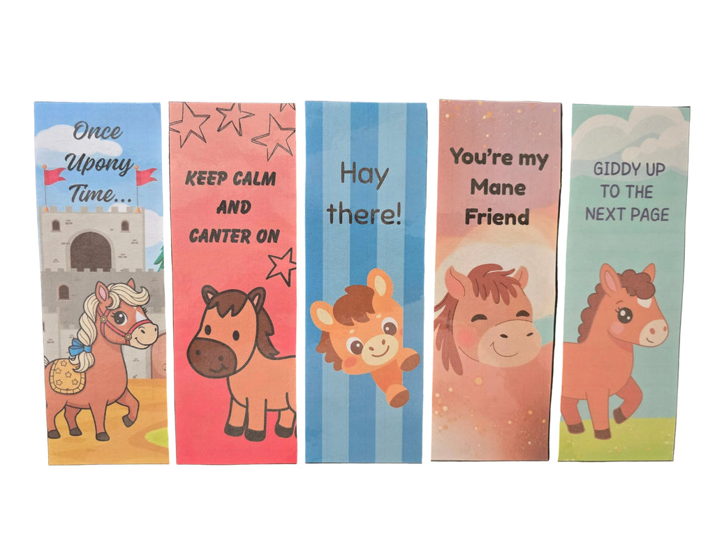 Hay Horse Bookmarks