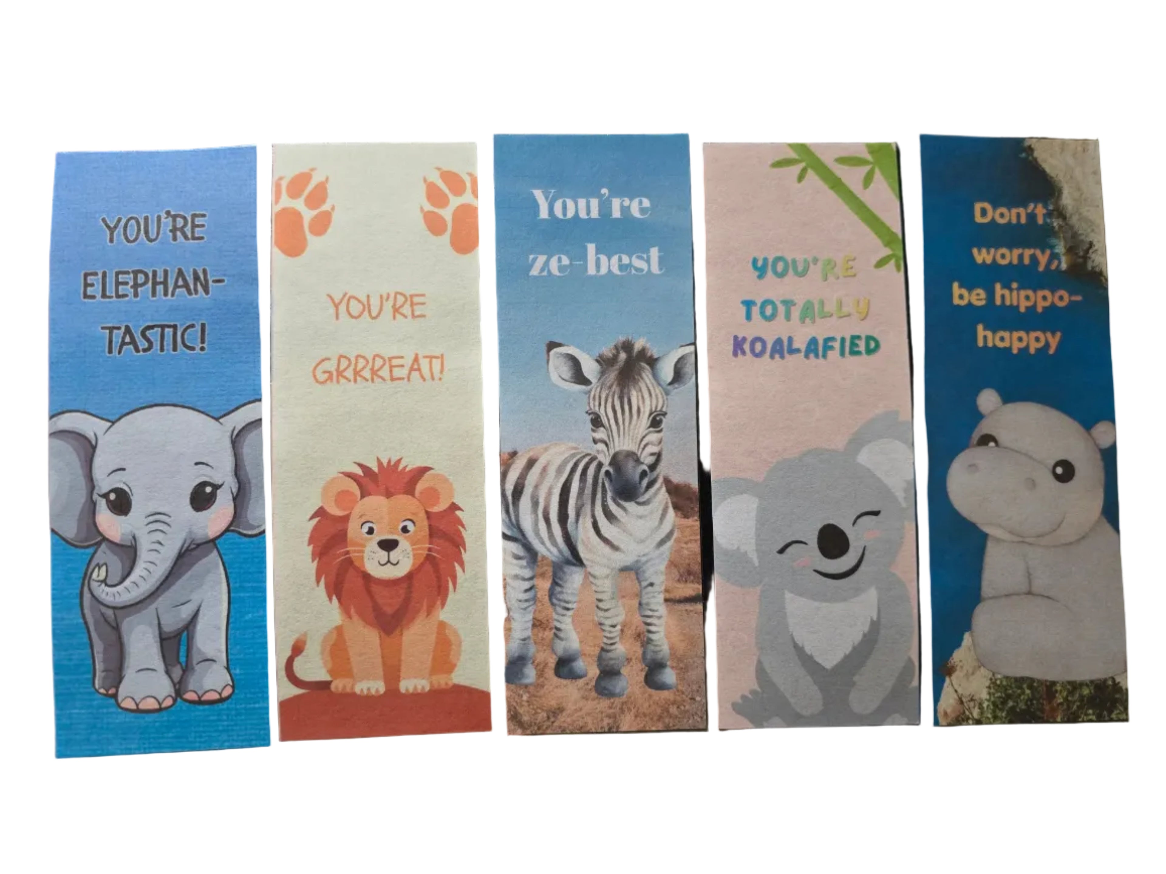 Zoo Animals Bookmarks